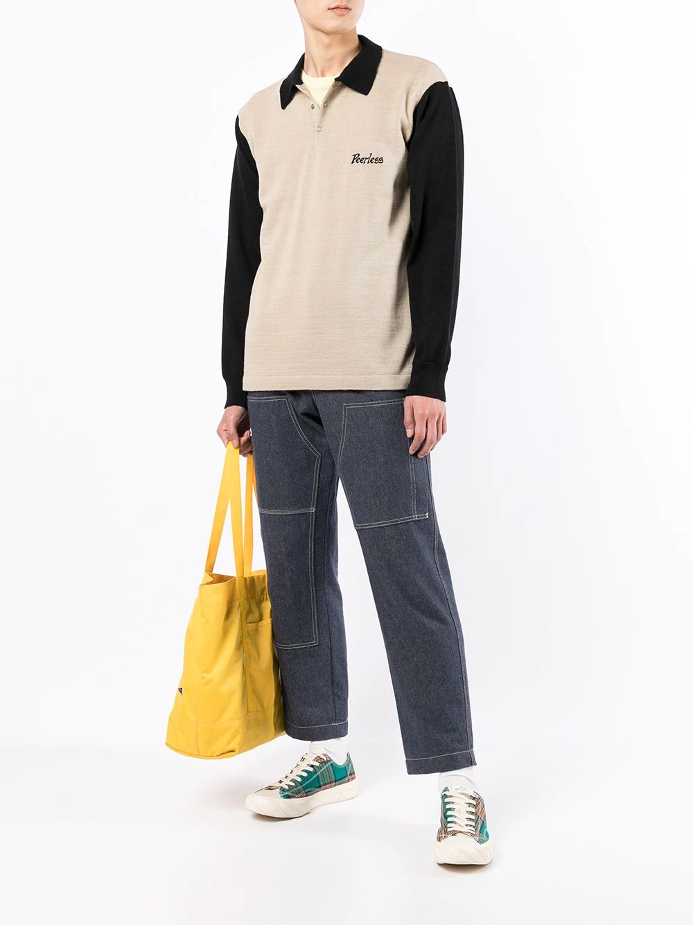 visvim GODFREY KNIT L/S BLACK | REVERSIBLE