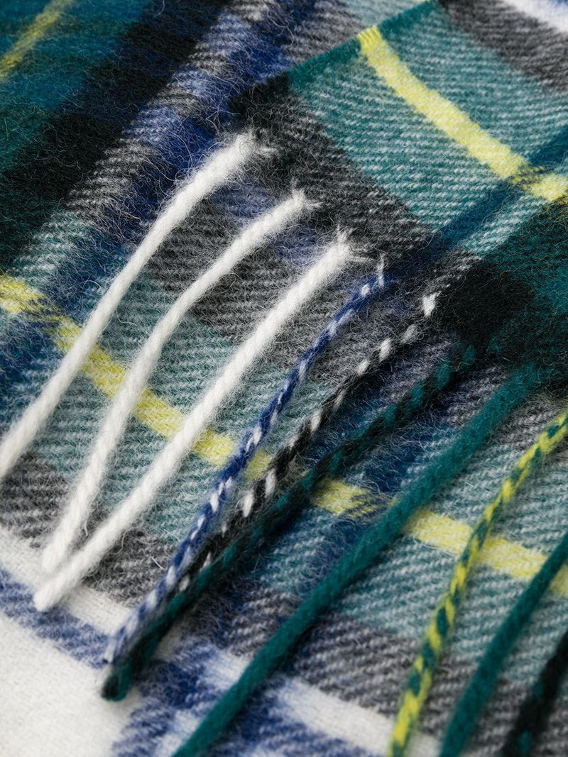 Barbour Tartan wool and cashmere scarf outlook