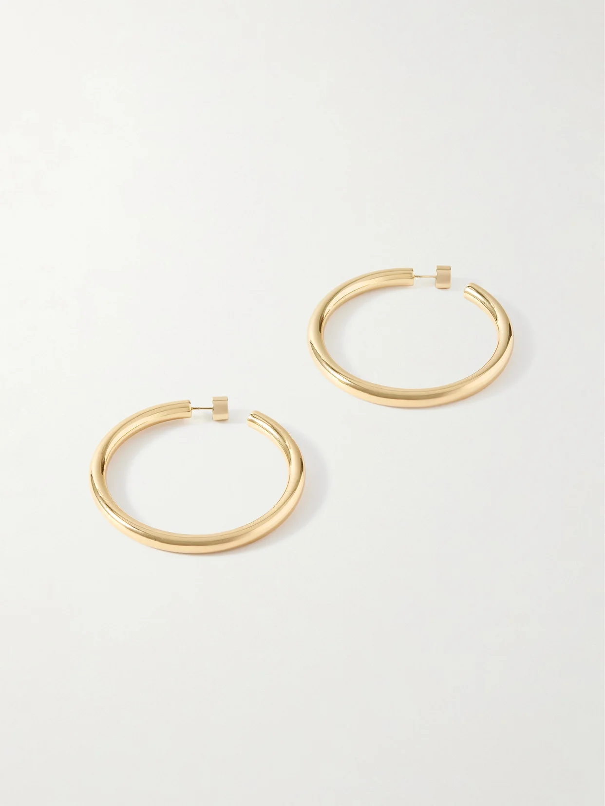 Natasha Gold-plated Hoop Earrings - 1