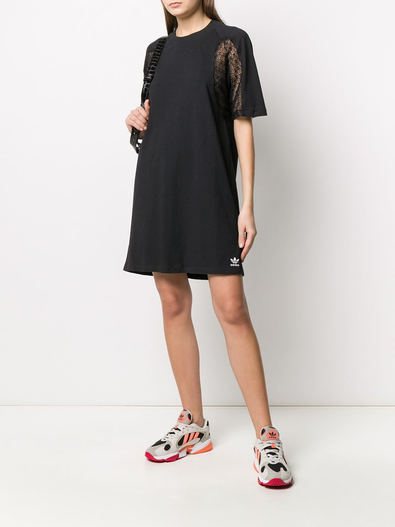 adidas lace insert T-shirt dress outlook