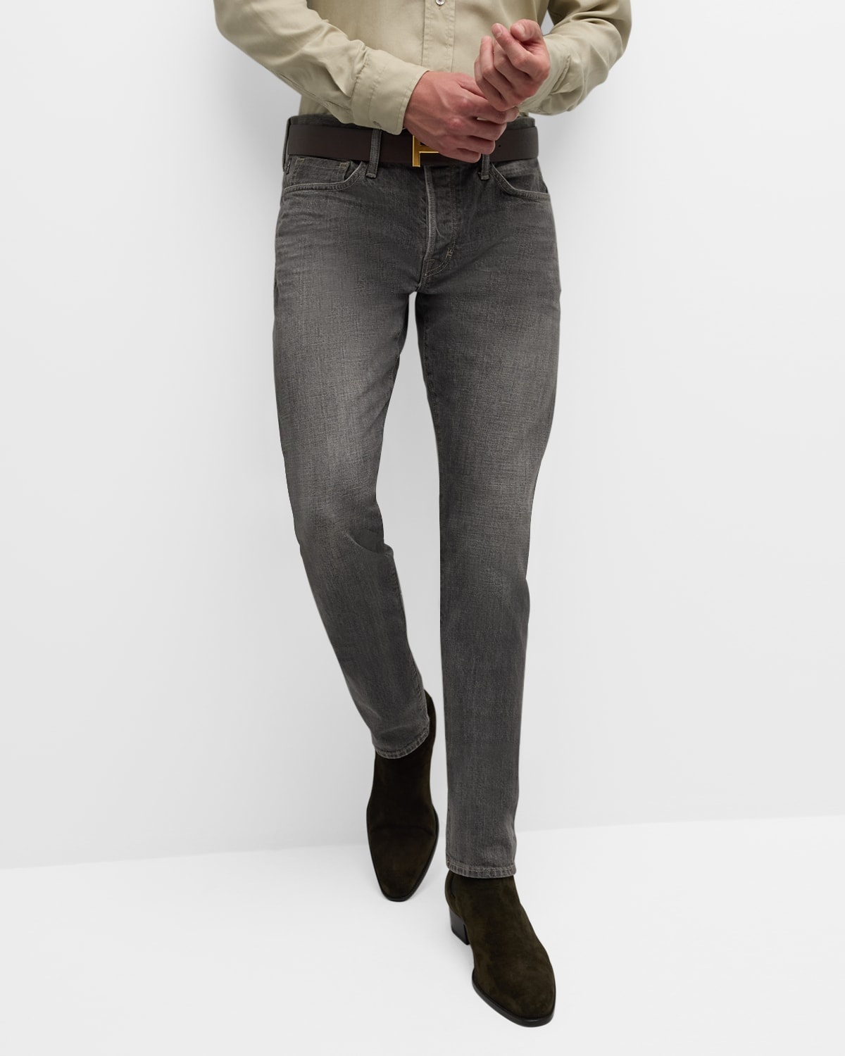 Men's Selvedge Slim-Fit Jeans - 5