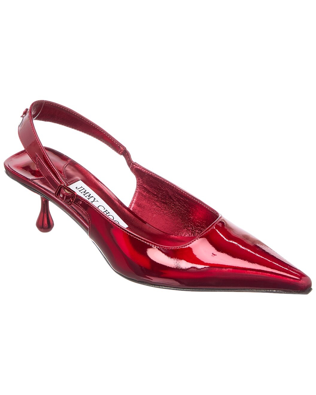 Jimmy Choo Amel 50 Leather Slingback Pump - 1