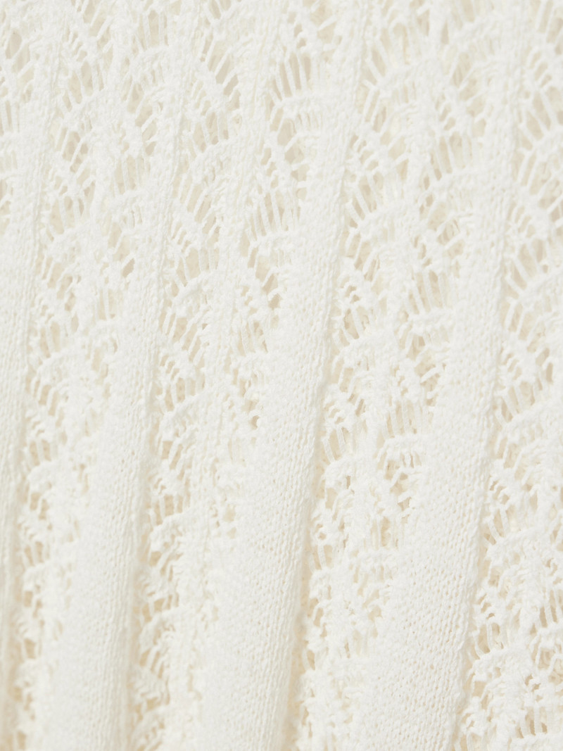 Wylie Open-knit Cotton Maxi Dress 4