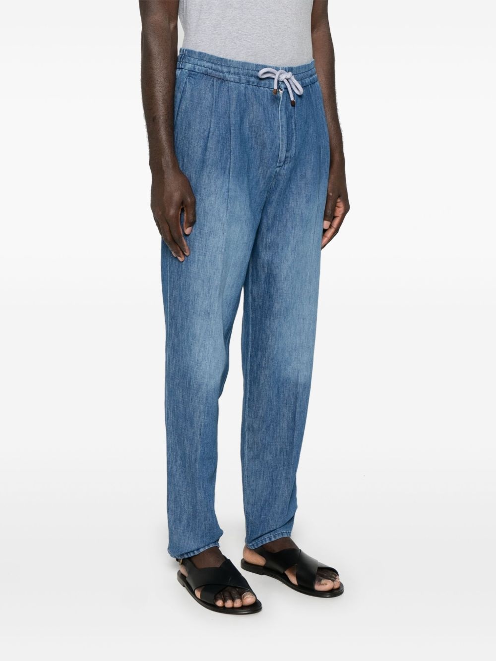 pleat-detailing jeans - 3