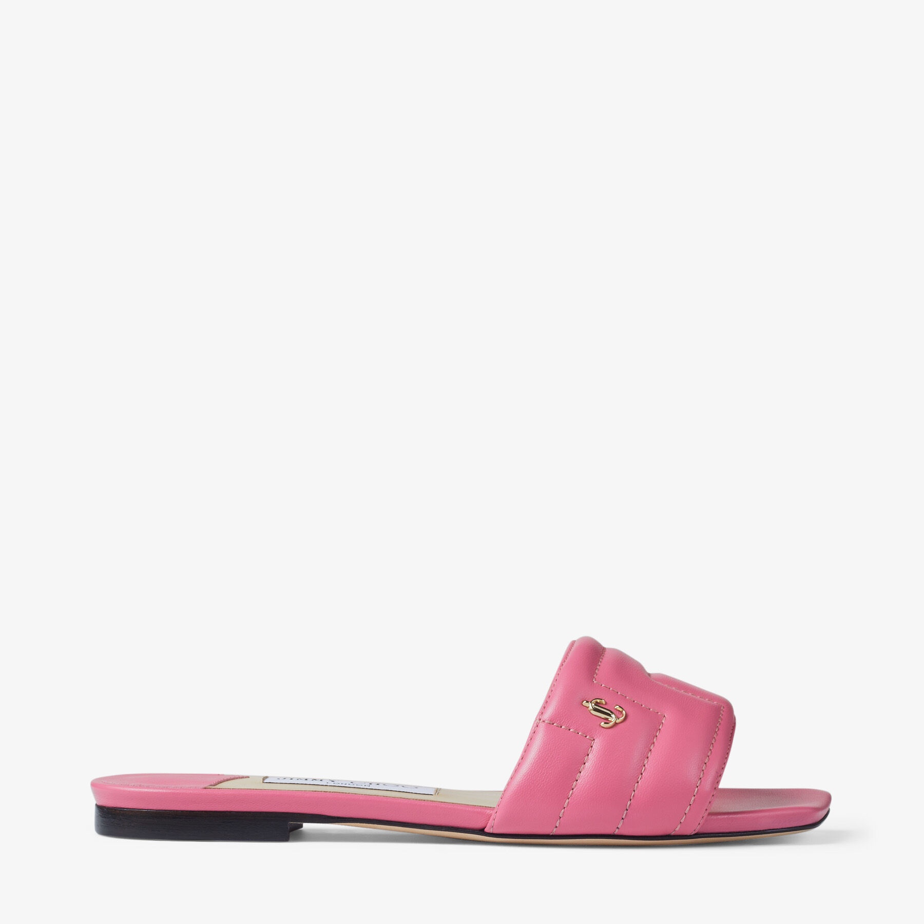 Themis Flat
Candy Pink Avenue Nappa Leather Flat Sandals - 1