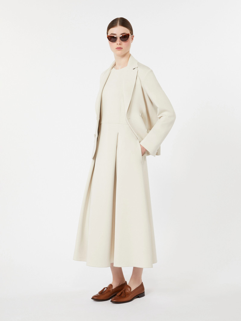 'S Max Mara BADIA Double-breasted scuba jersey jacket - BEIGE outlook