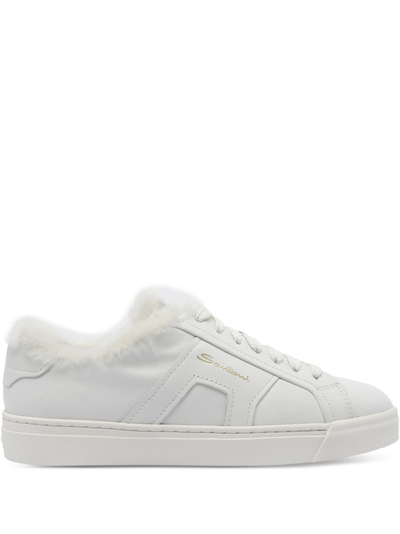 faux-fur leather sneakers 1