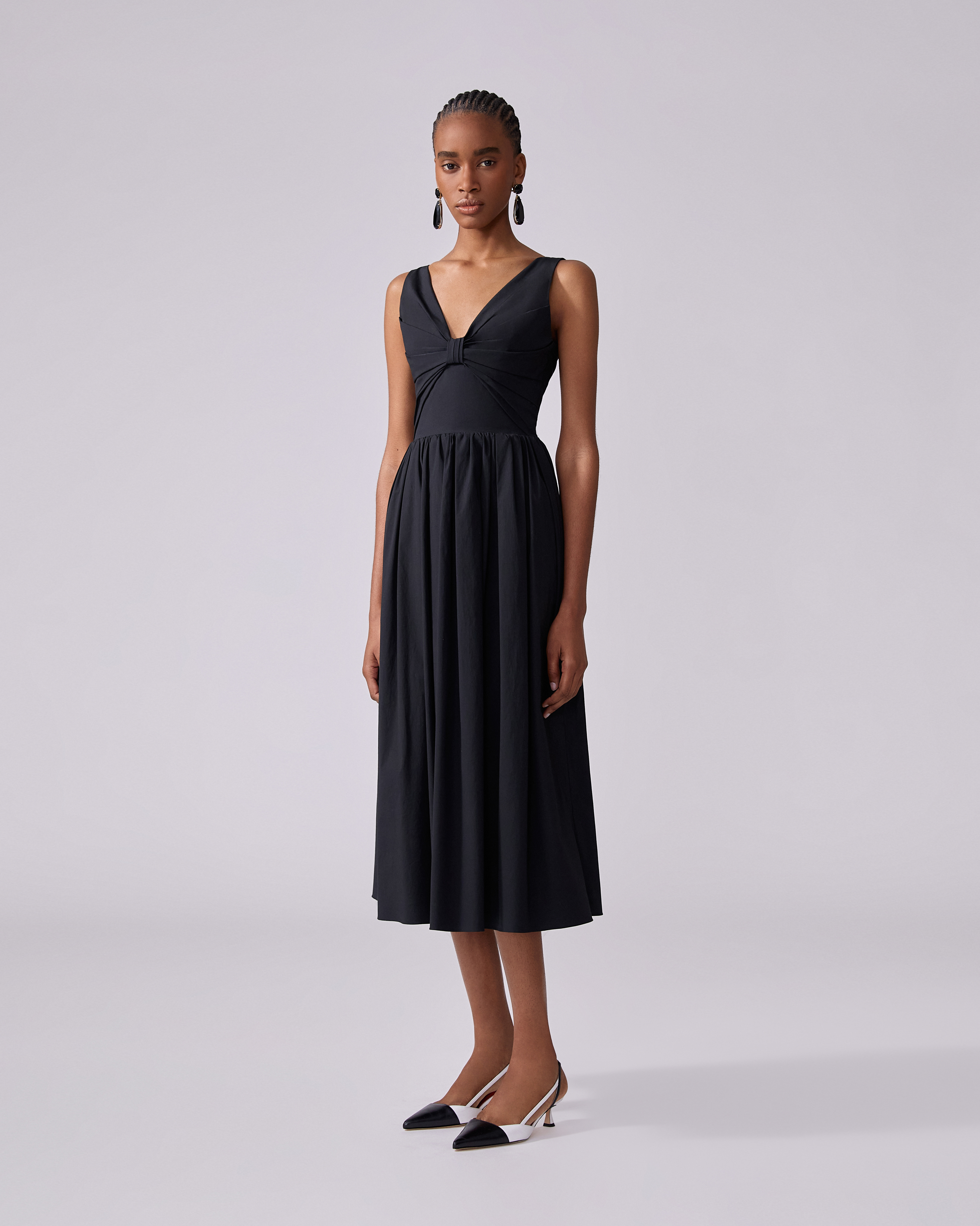 Gathered Midi Dress - 2