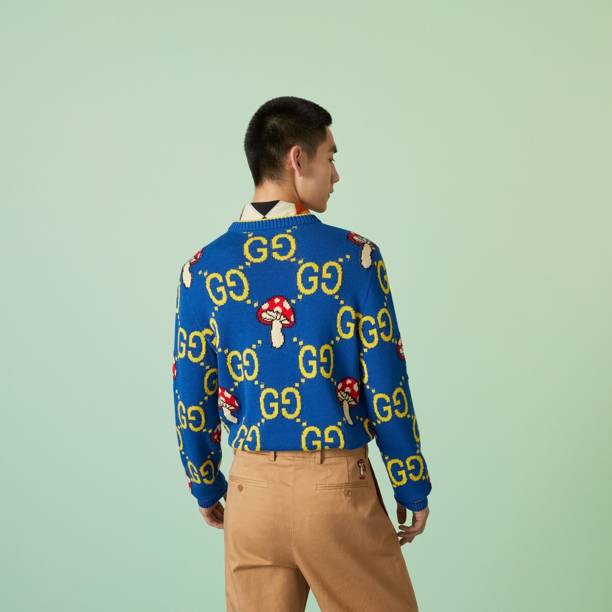 GG cotton wool sweater - 6