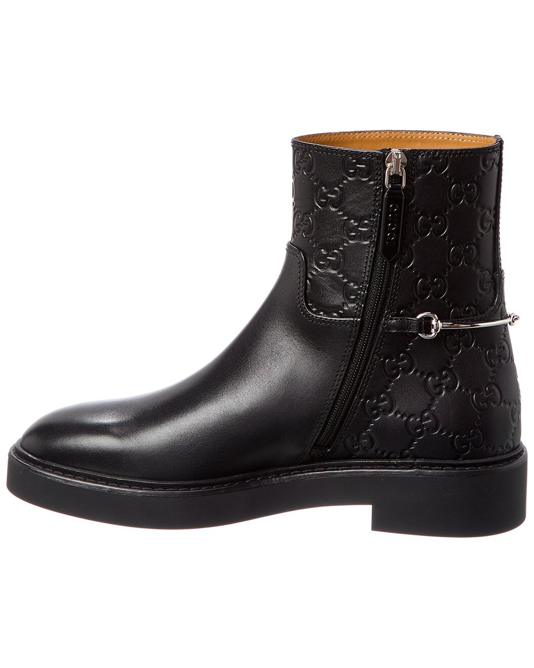 Gucci Slim Horsebit Leather Boot - 2