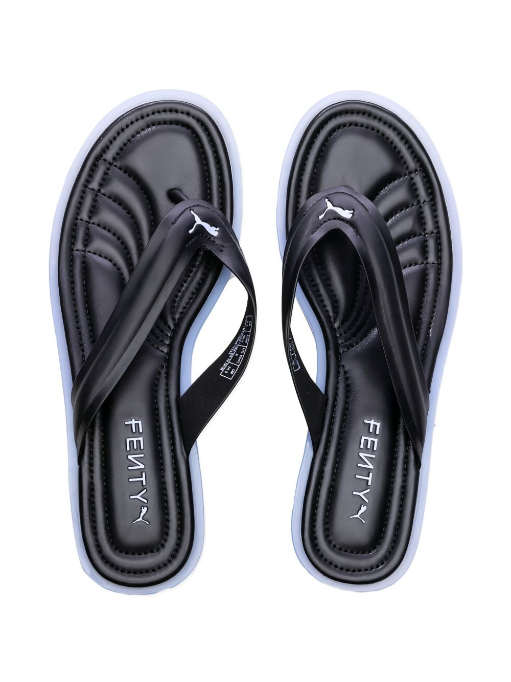 x Fenty cleat-sole thong flip-flops - 4