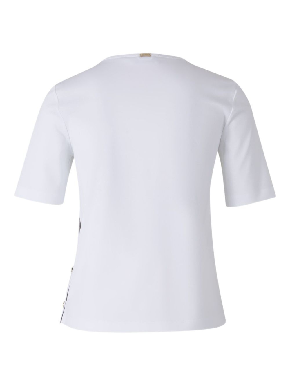 structured short-sleeve top - 2