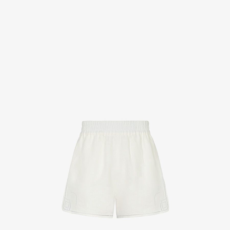 Natural hemp fabric shorts - 1