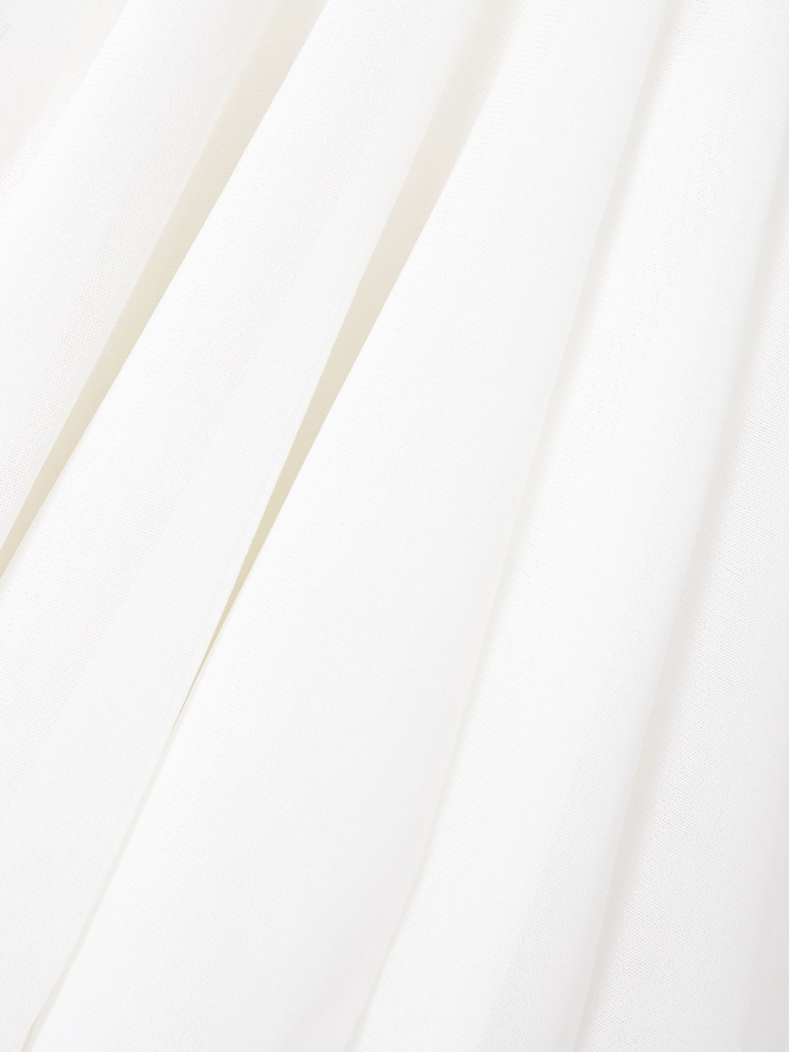 Pleated jersey mini skirt White - 4