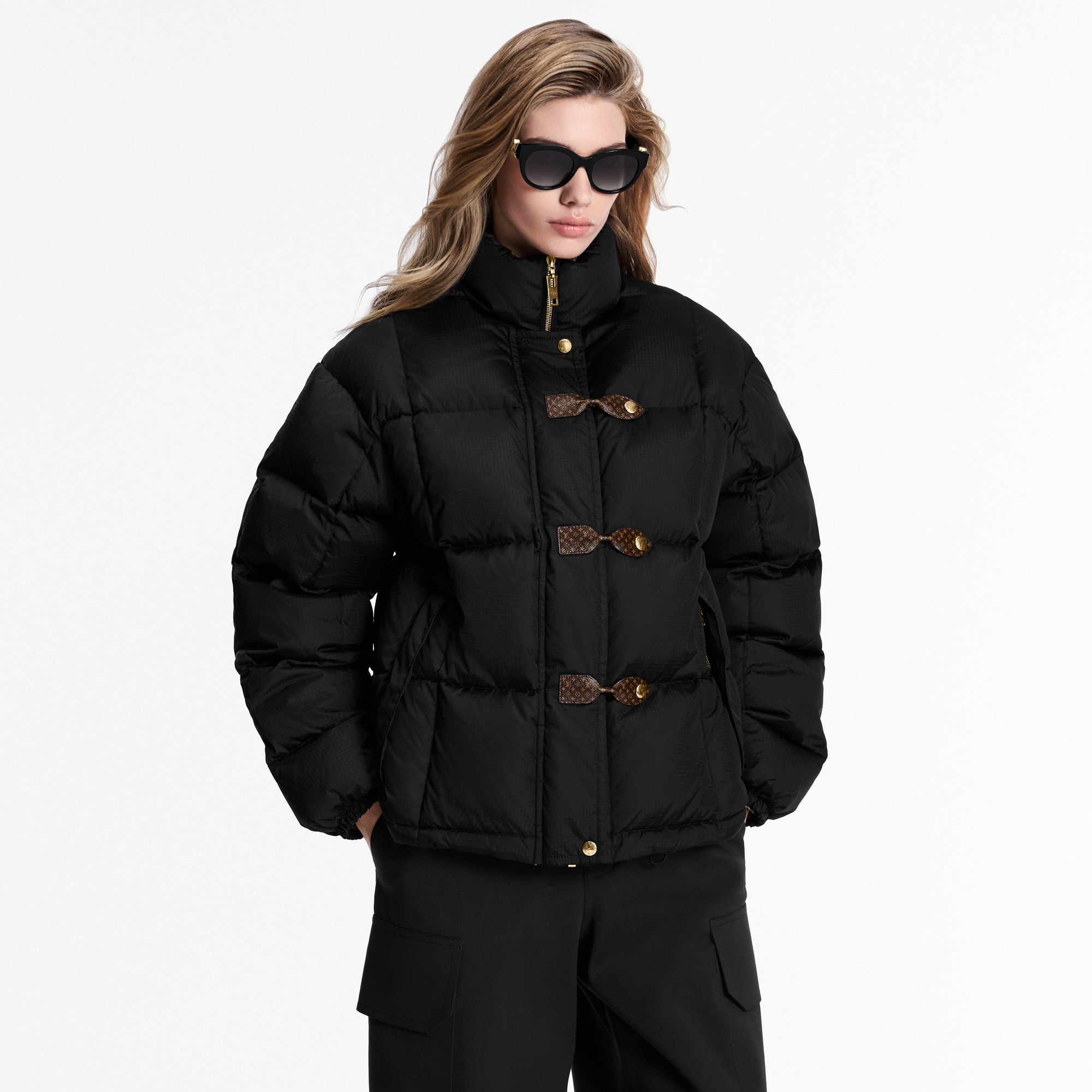 Monogram Accent Pillow Puffer Jacket - 2