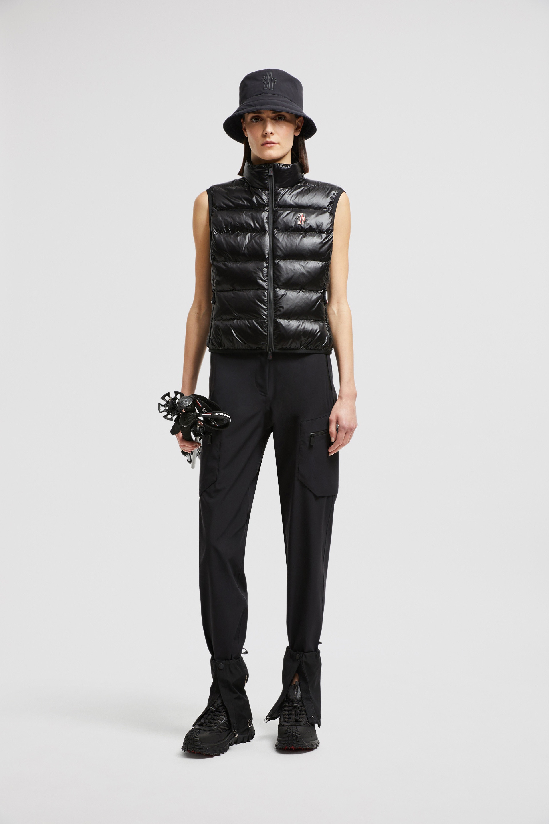 Padded Zip-Up Jersey Vest - 2