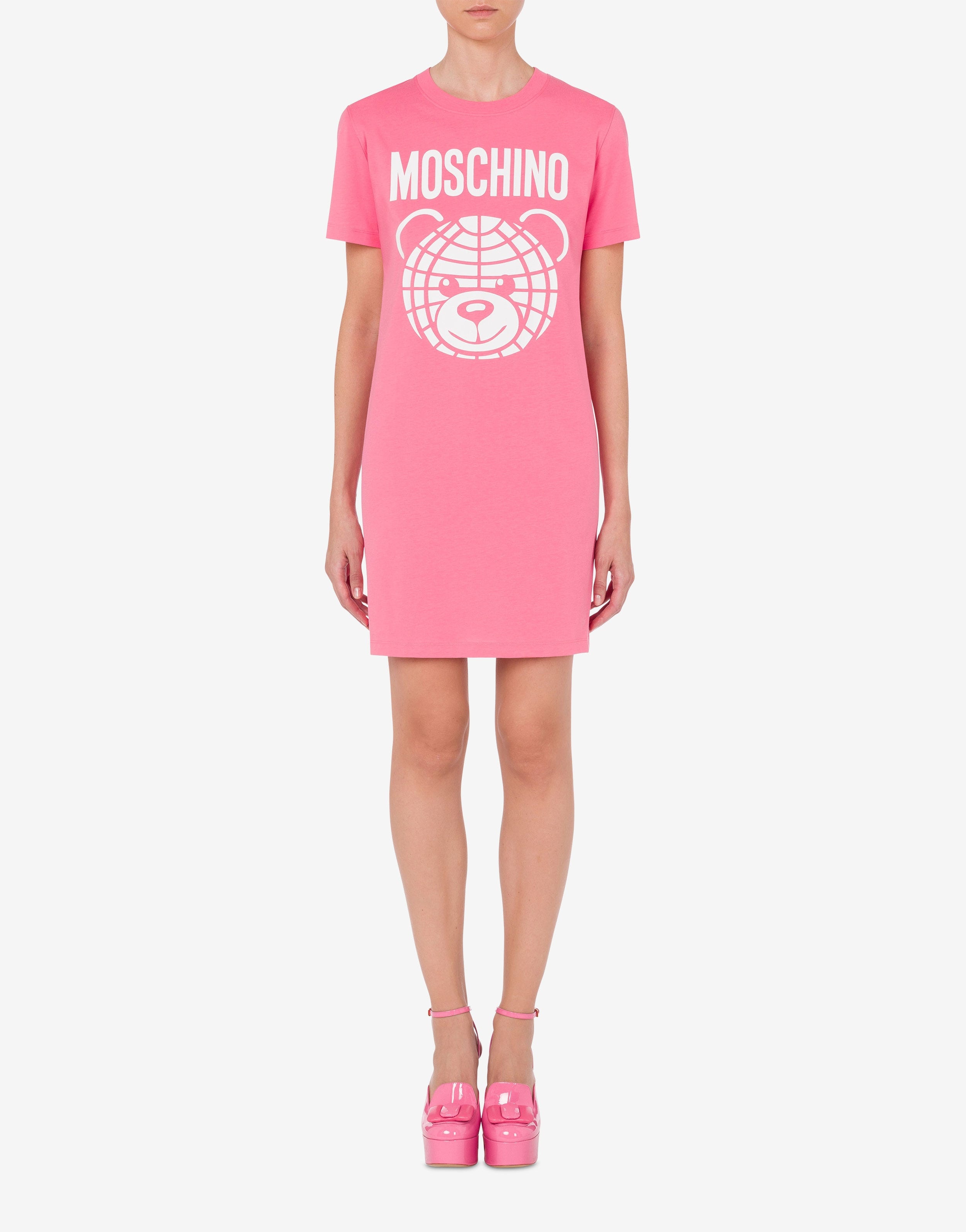 MOSCHINO TEDDY BEAR ORGANIC JERSEY DRESS - 2