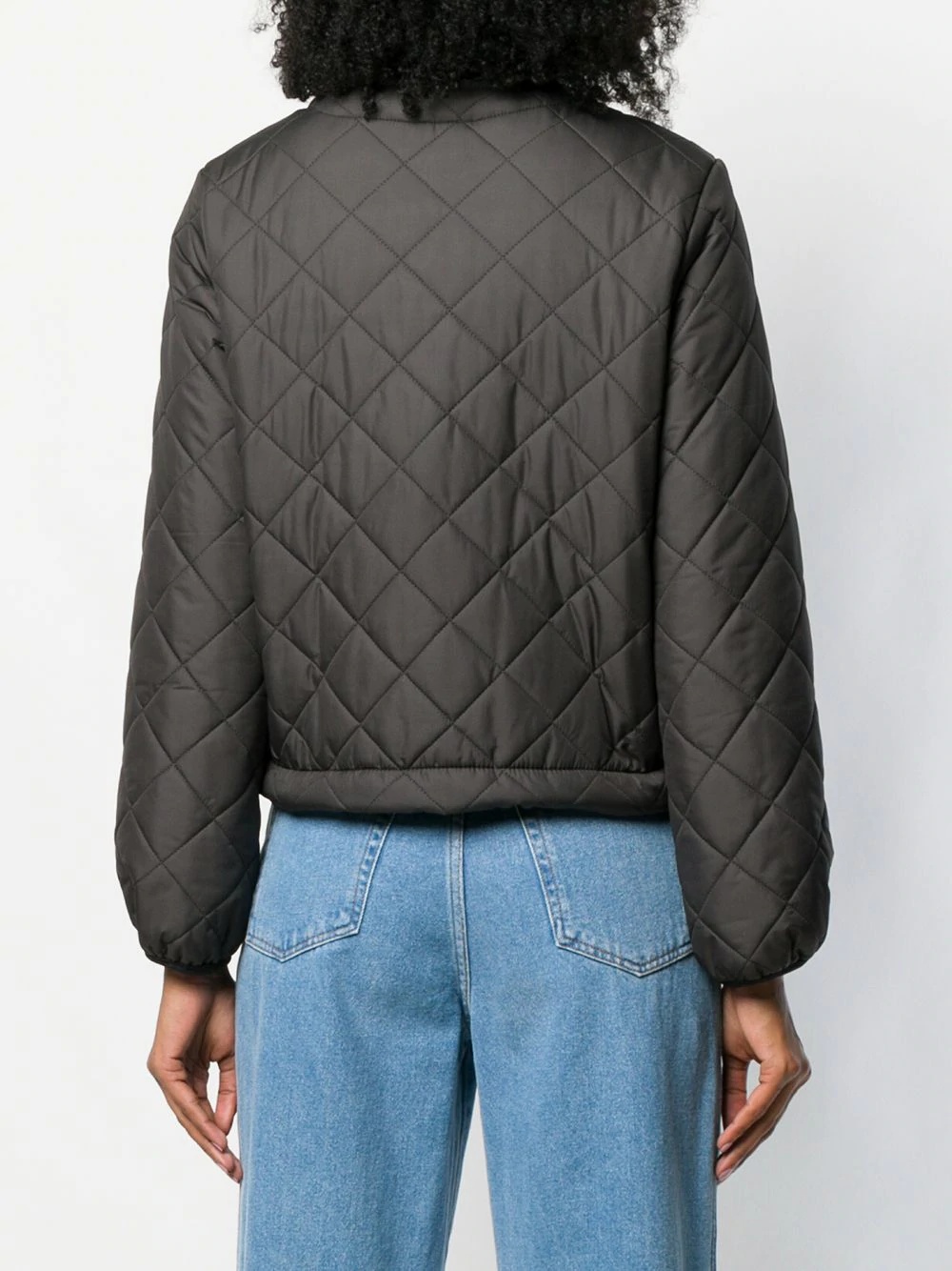 KEISS Black Quilted Jacket | LQ-1003 - 4