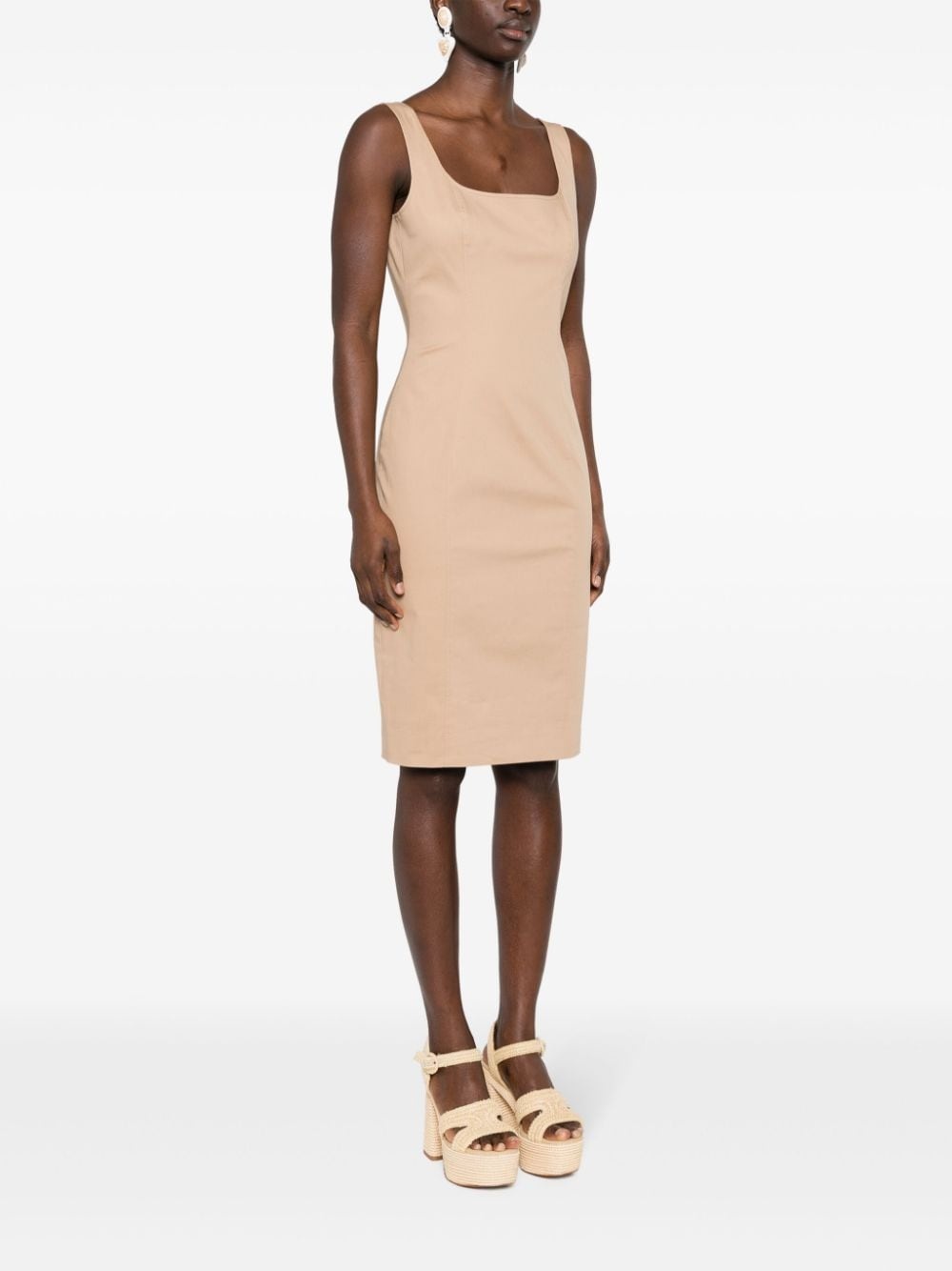 horoscope-panelled mini dress - 4