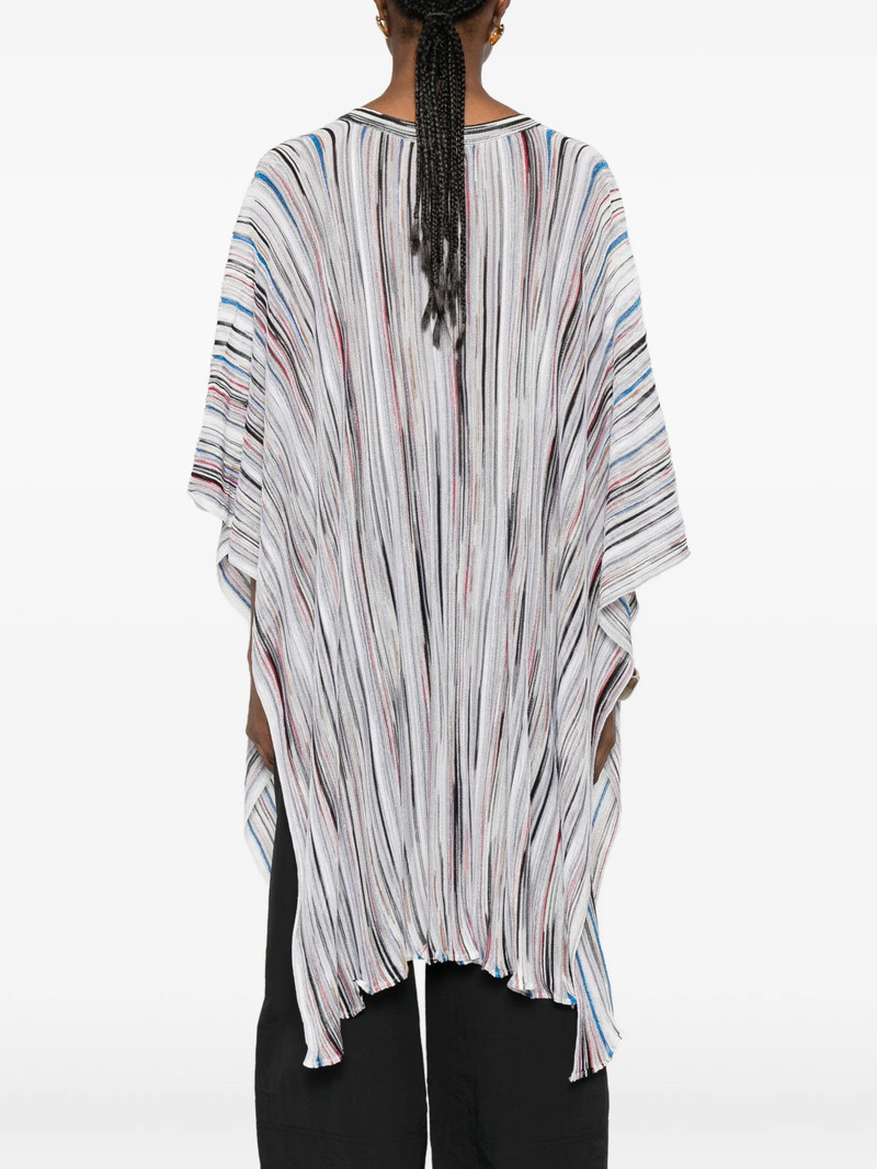 Missoni Striped V-neck Poncho 4