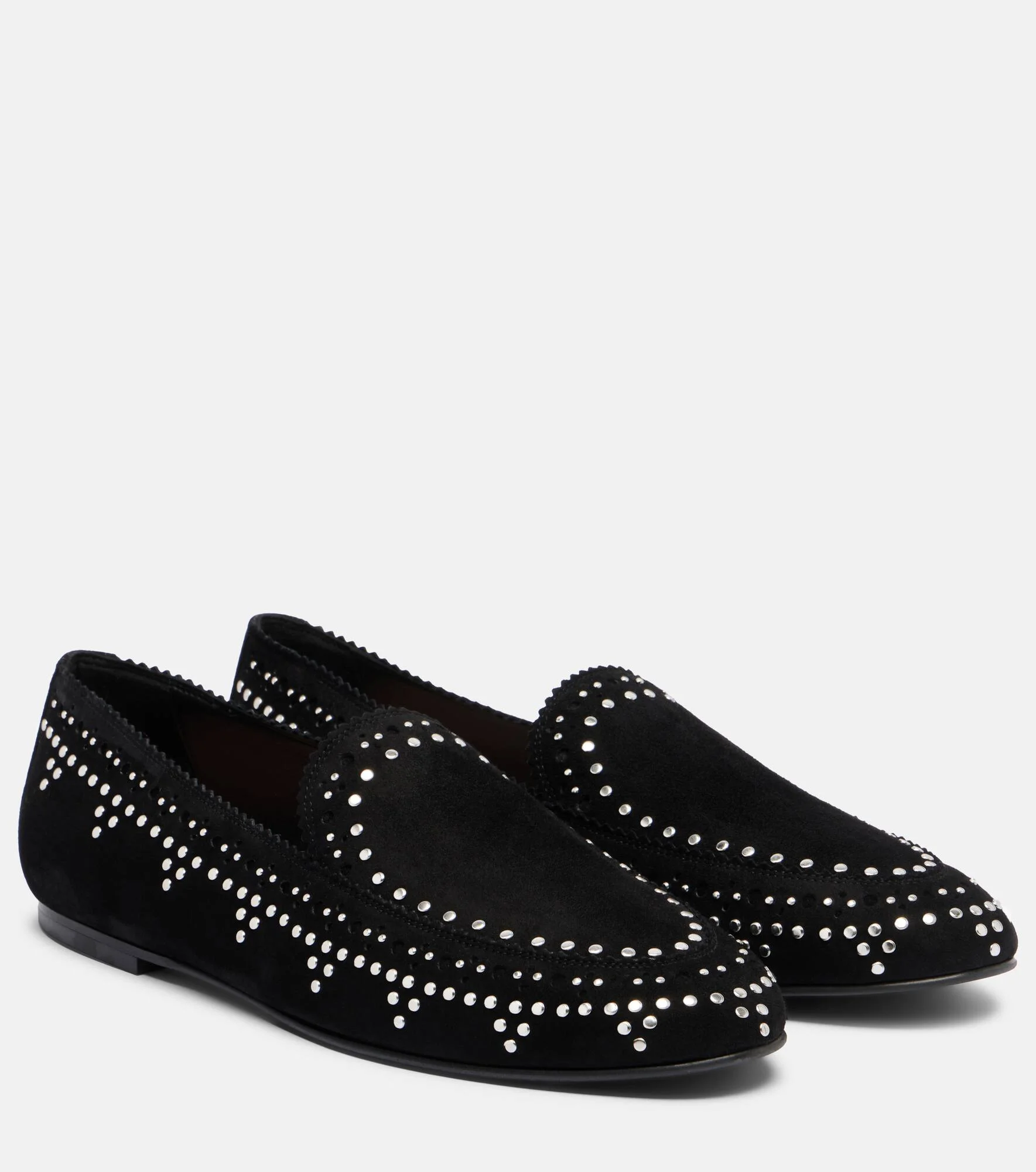 Skye embellished suede loafers - 1