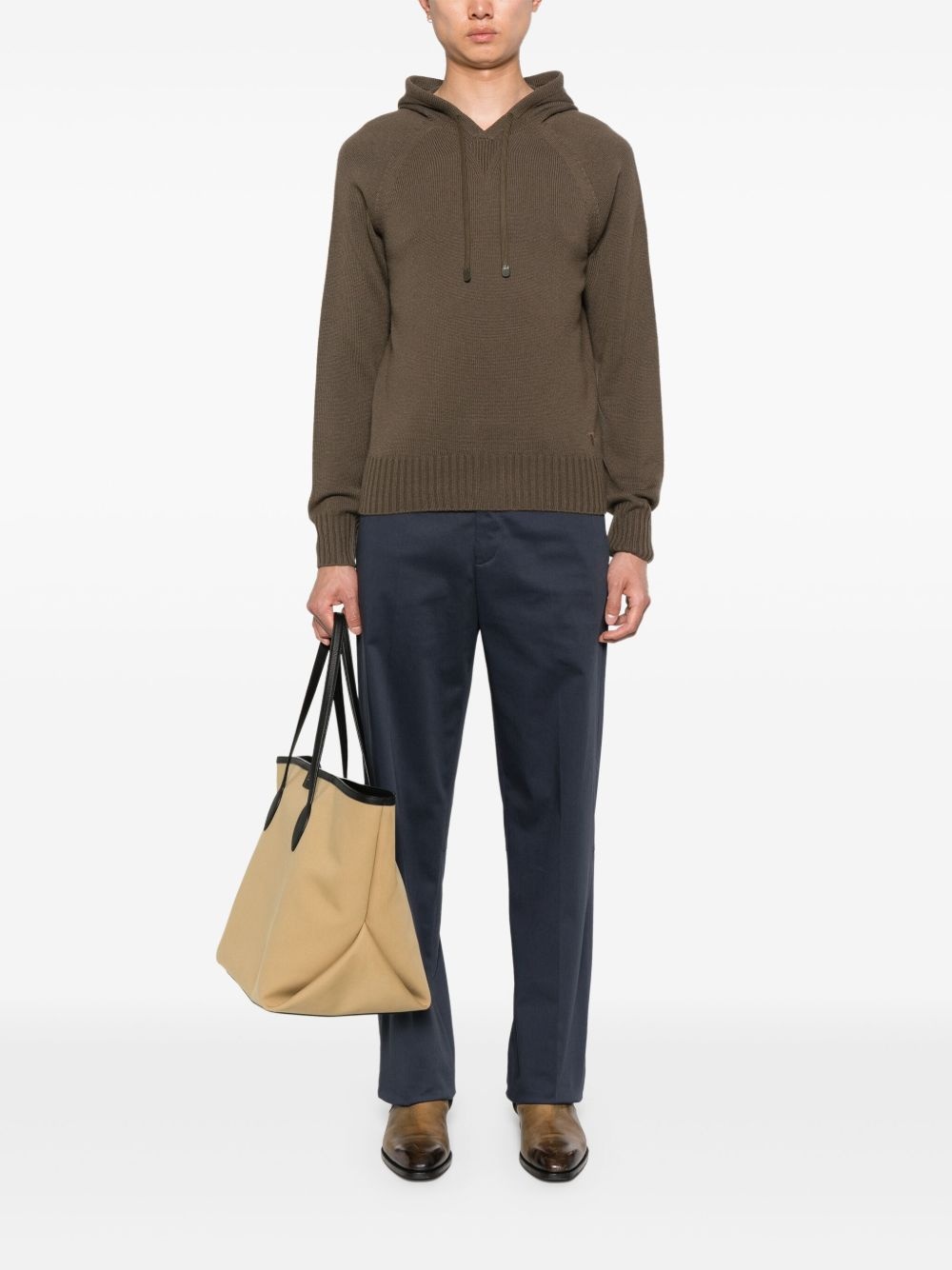 seamless cashmere hoodie - 2