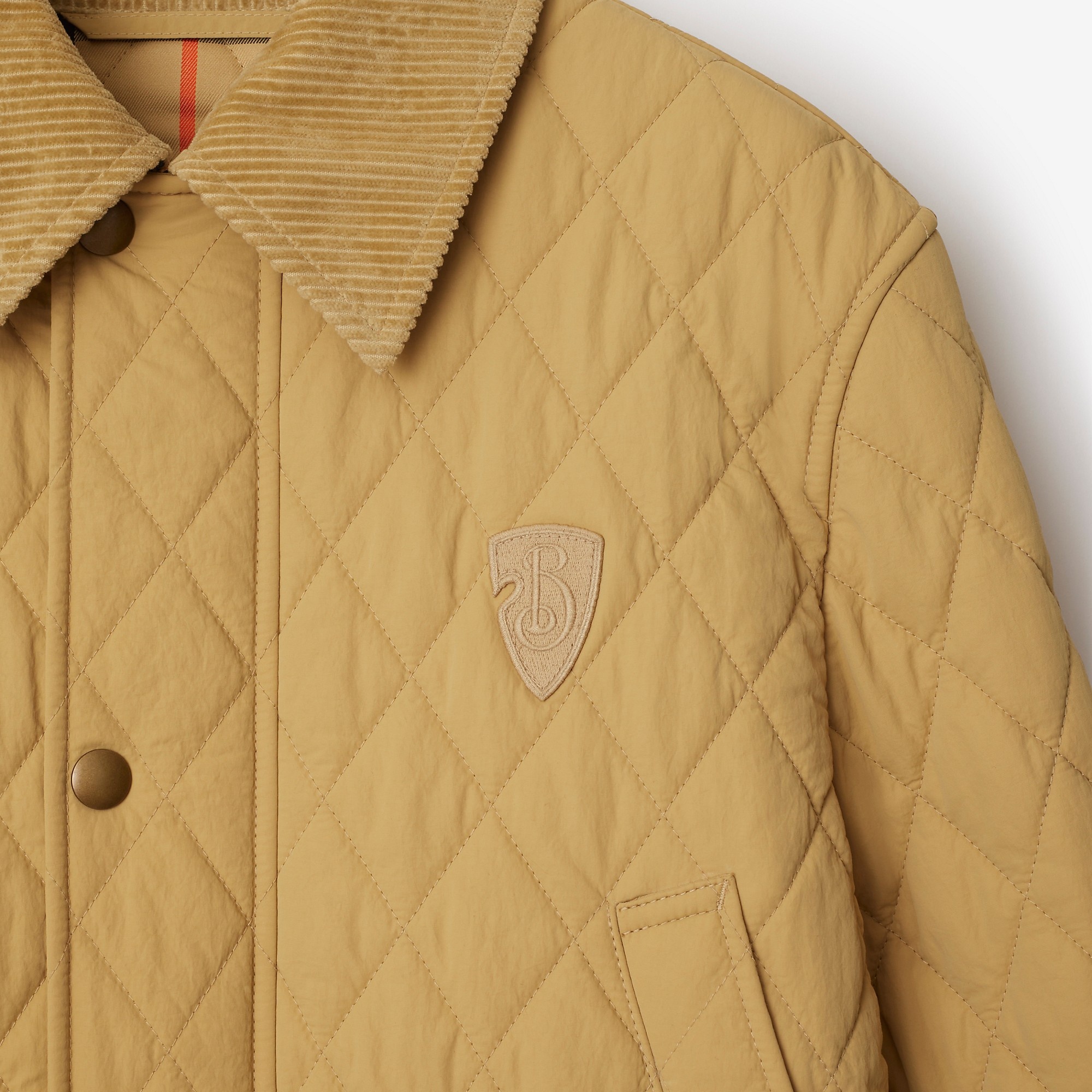 Quilted Nylon Barn Jacket - 6