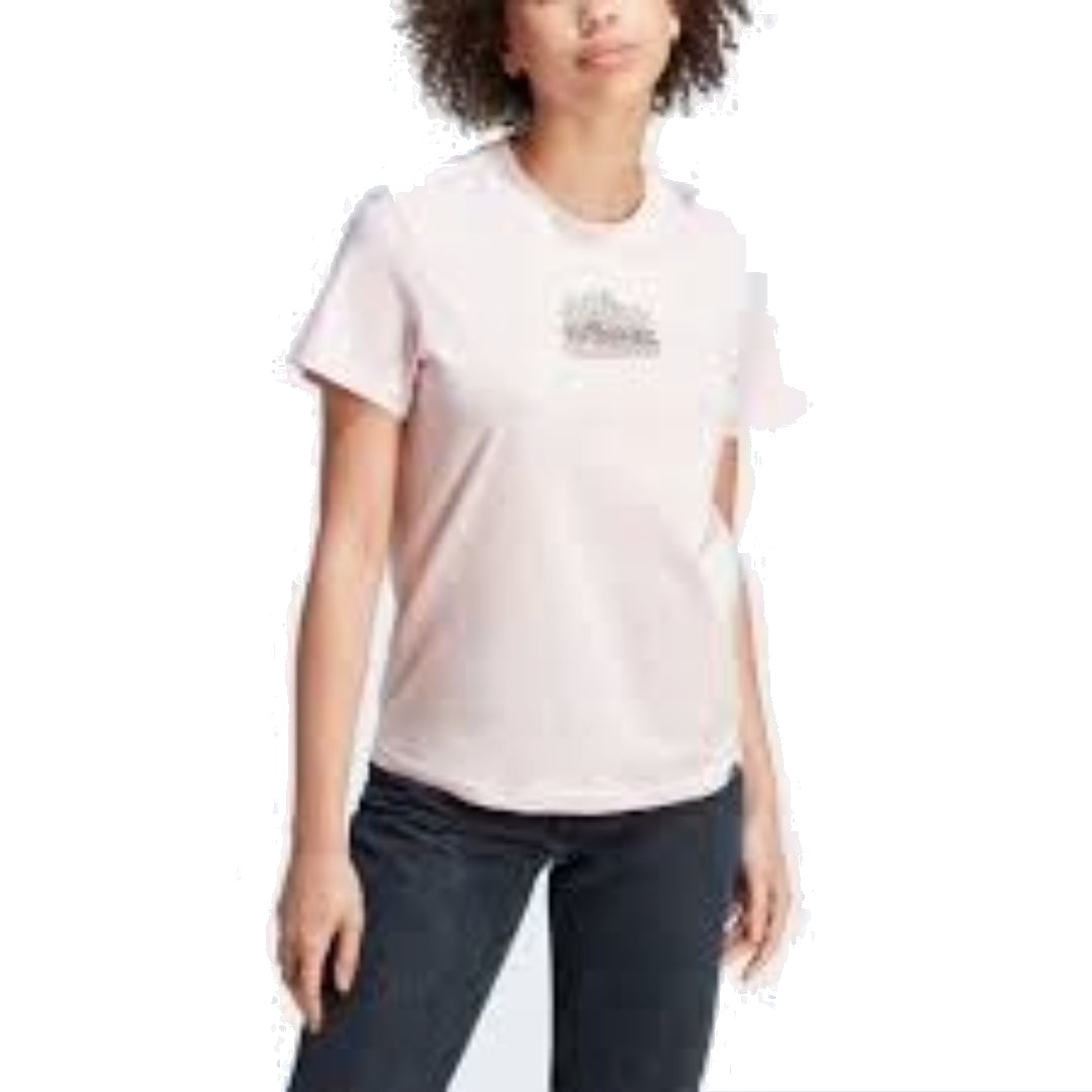 (WMNS) adidas Doodle T-Shirt Asia Sizing 'Pink' IJ7315 - 3