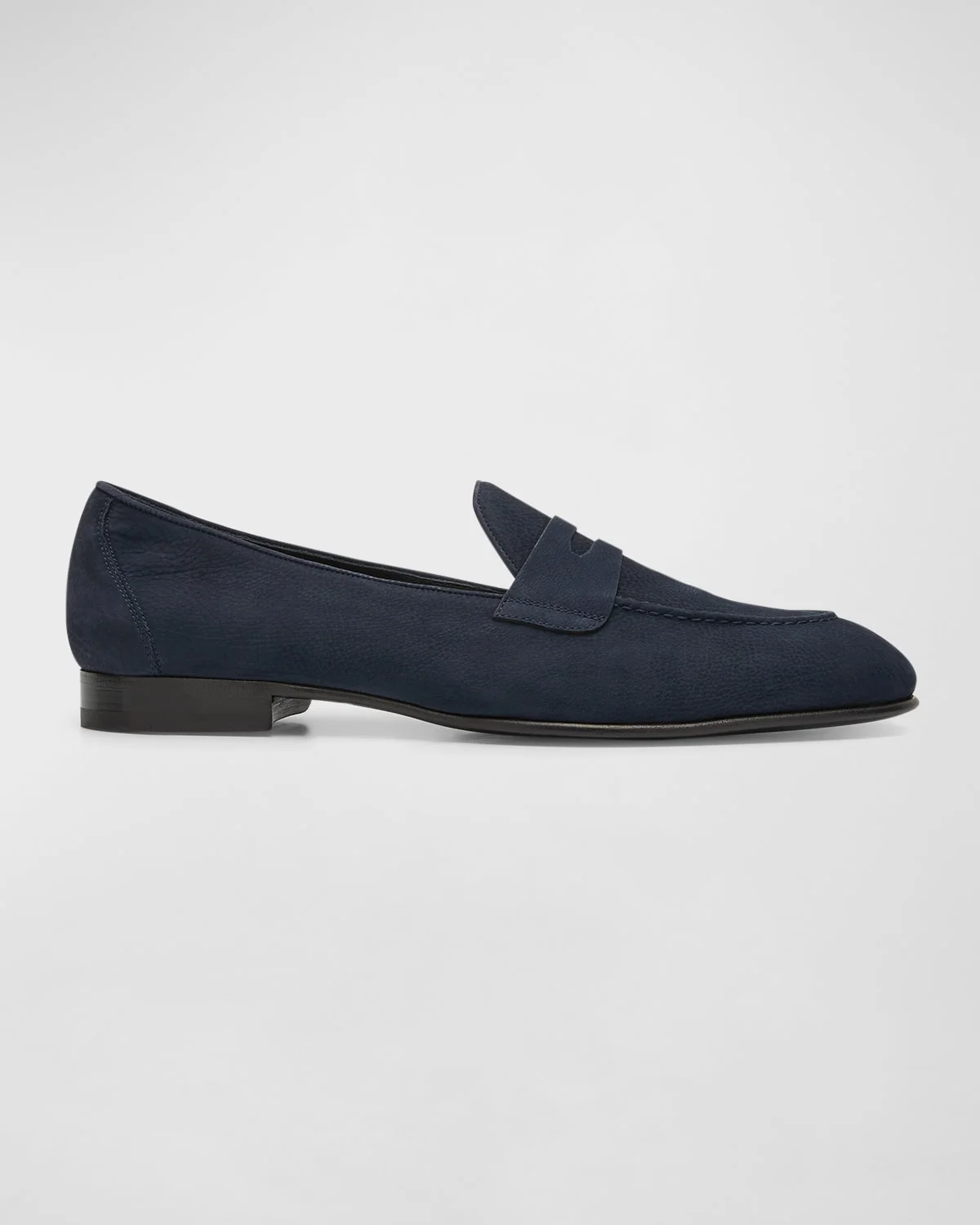 Men's Leather Penny Loafers - 1