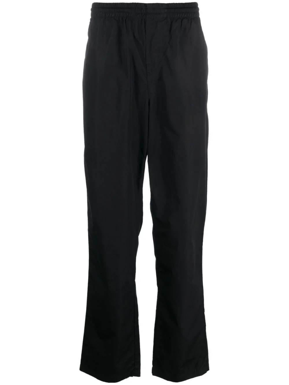 straight-leg cotton trousers - 1