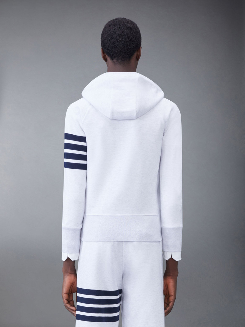 Thom Browne Classic Loopback 4-bar Zip Hoodie outlook