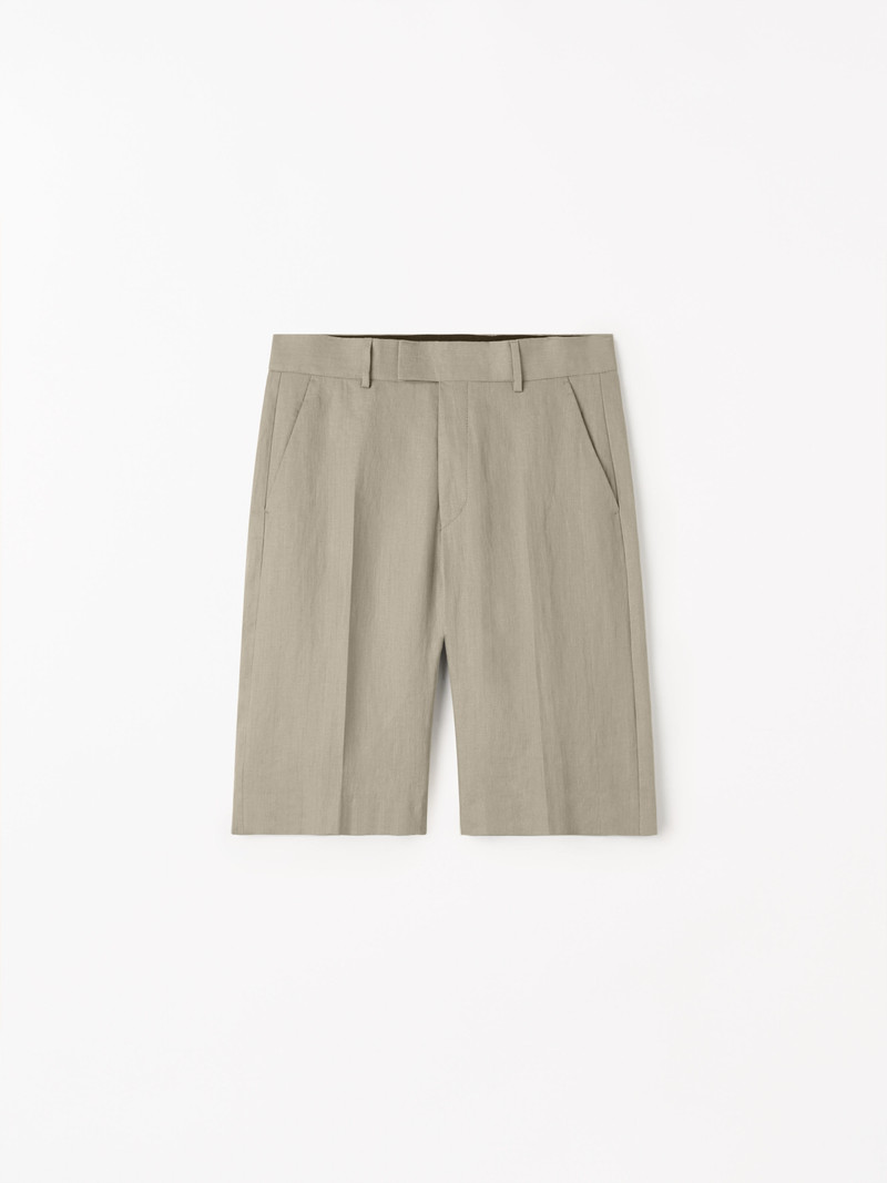 Troy Bermuda Linen Shorts 1