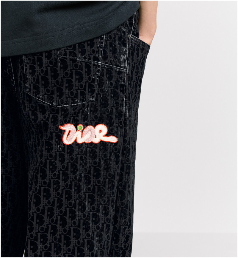Dior DIOR AND KAWS Dior Oblique Heritage Jeans outlook
