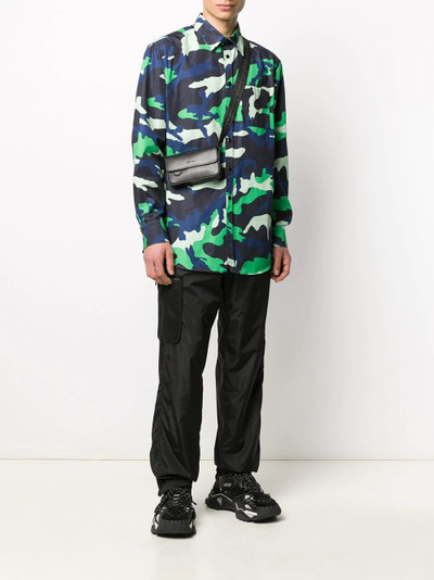 Valentino camouflage print shirt outlook