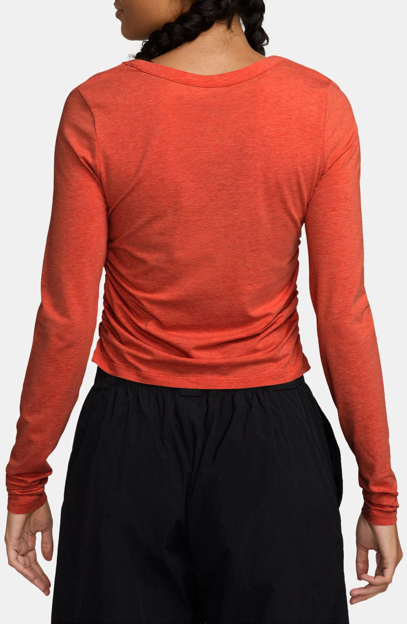 Nike Chill Stretch Cotton Blend T-Shirt in Picante Red/Htr/Sail at Nordstrom - 2