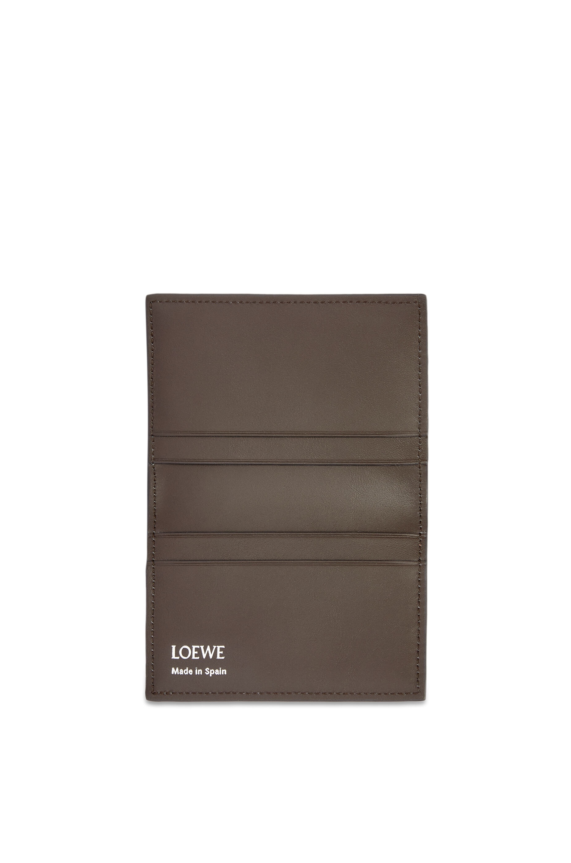 Slim bifold cardholder in shiny nappa calfskin - 2