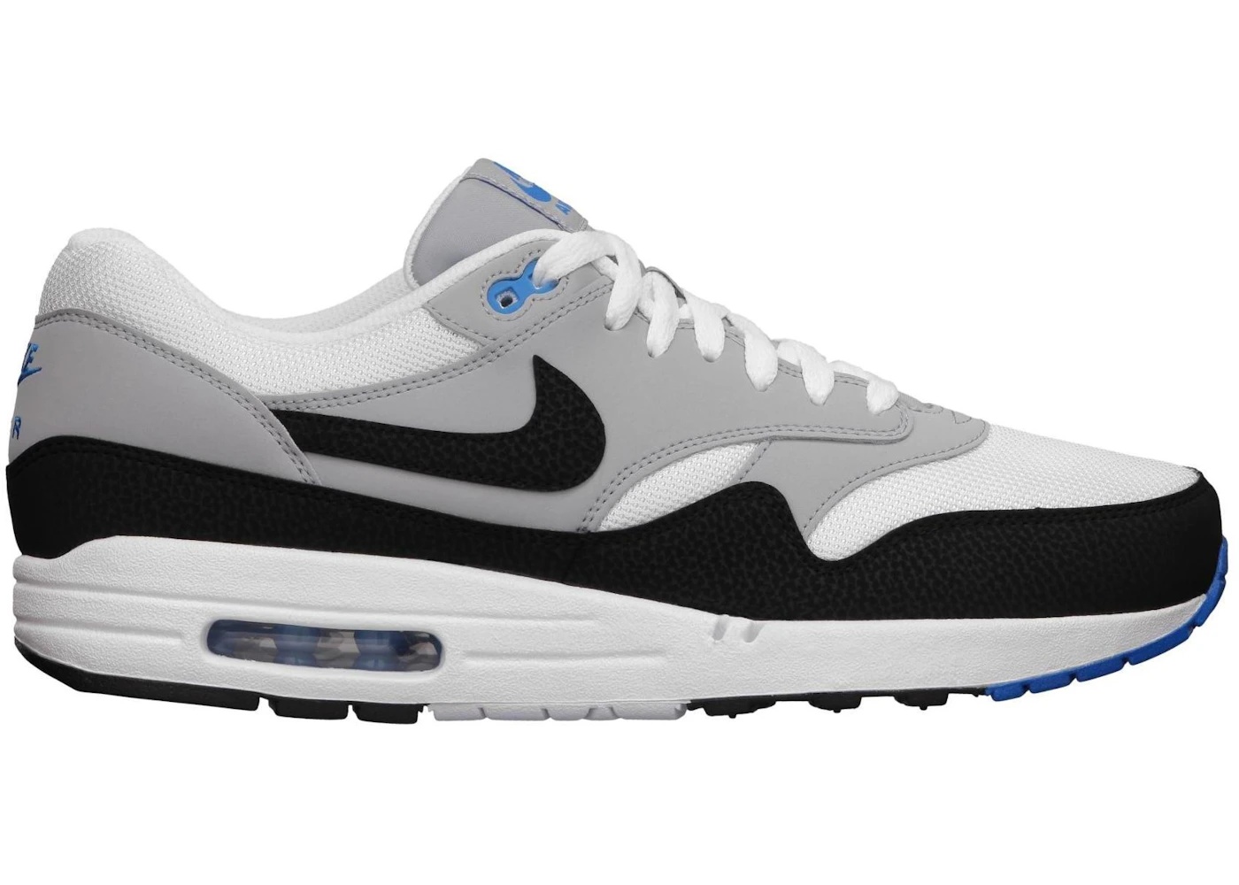 Nike Air Max 1 White Black Photo Blue - 1