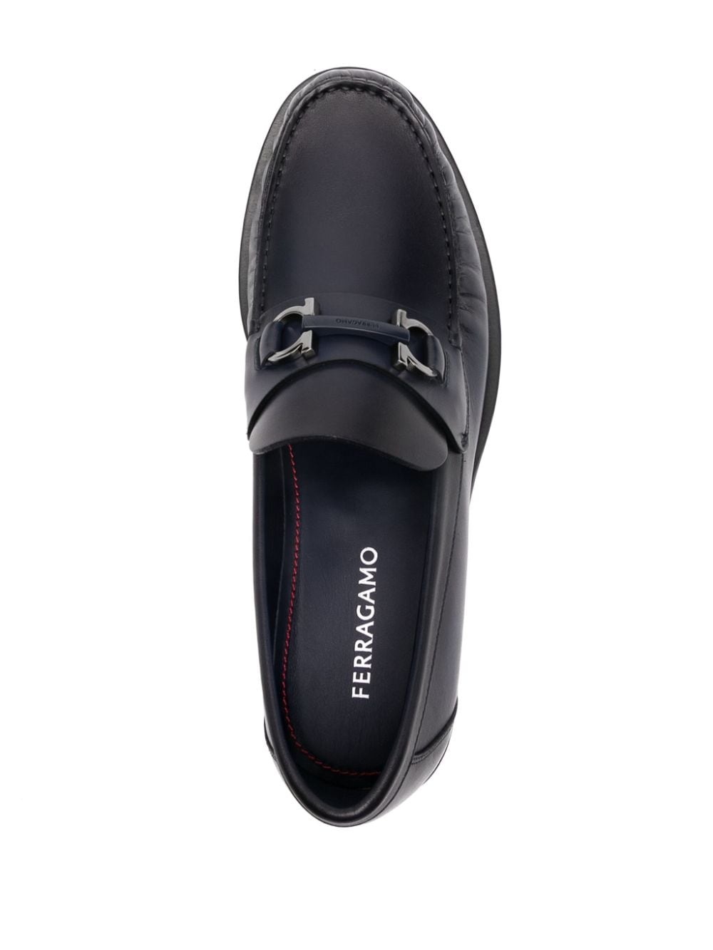 Gancini-plaque loafers - 4