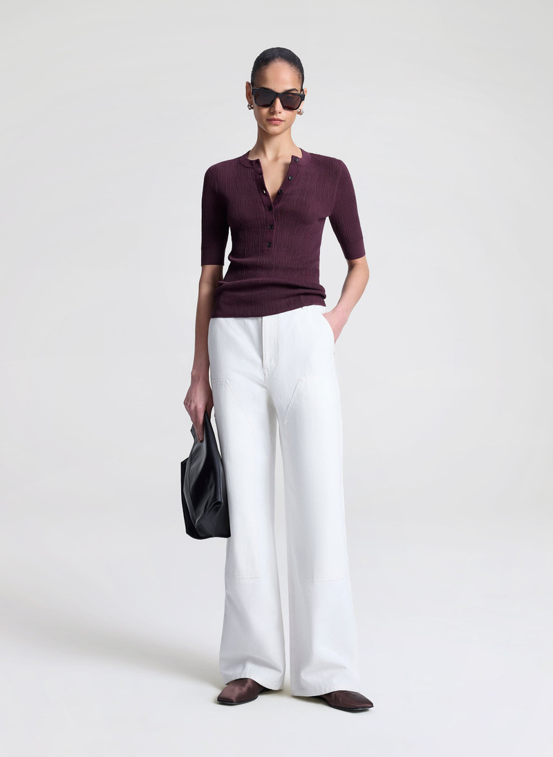 Fisher Fine Cotton Knit Top 5