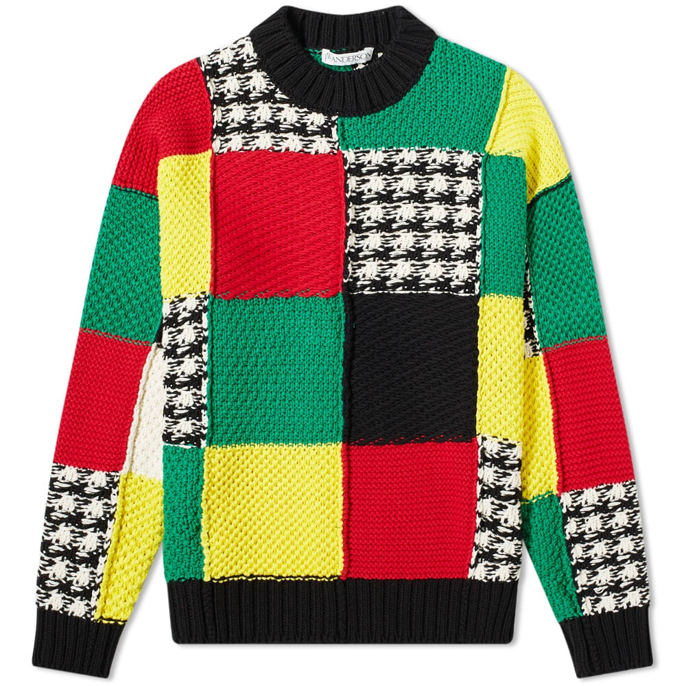 JW Anderson Cotton Patchwork Jumper - 1