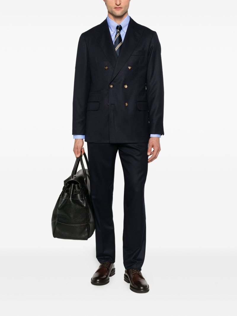 Brunello Cucinelli pleated wool trousers outlook