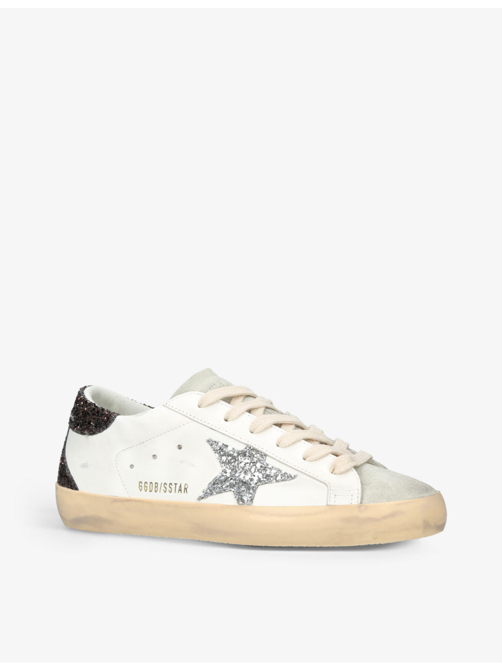Women's Superstar 11353 star-applique low-top leather trainers - 3