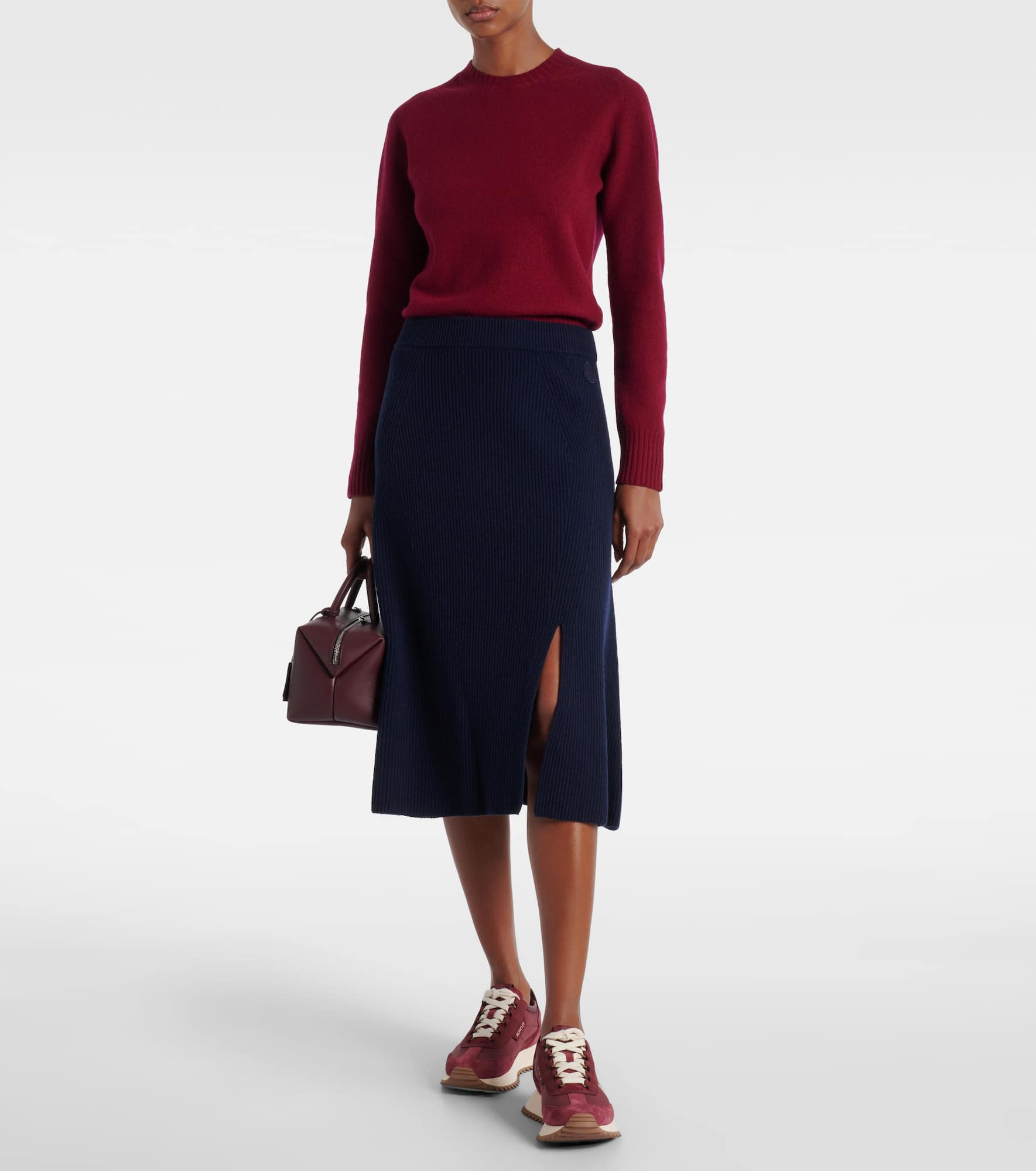 Pacey2 suede-trimmed sneakers - 3