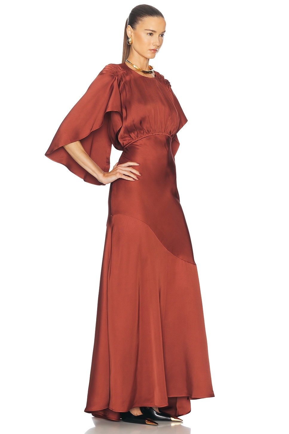 Eden Cascading Midi Dress - 2
