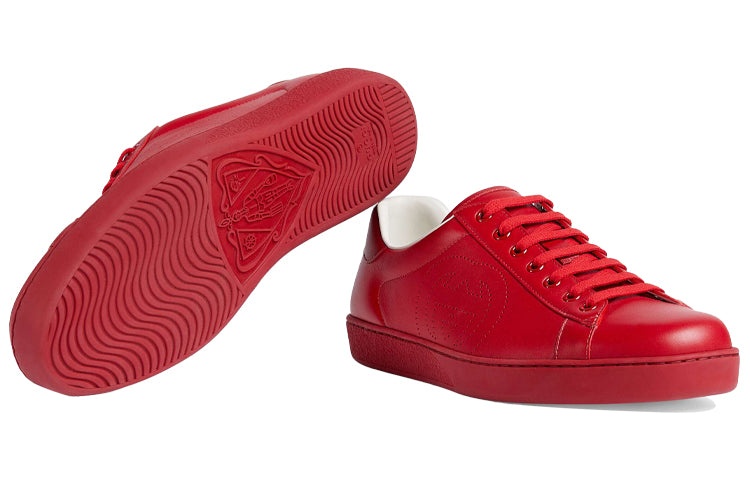 Gucci Ace 'Interlocking G - Hibiscus Red' 599147-AYO70-6463 - 6