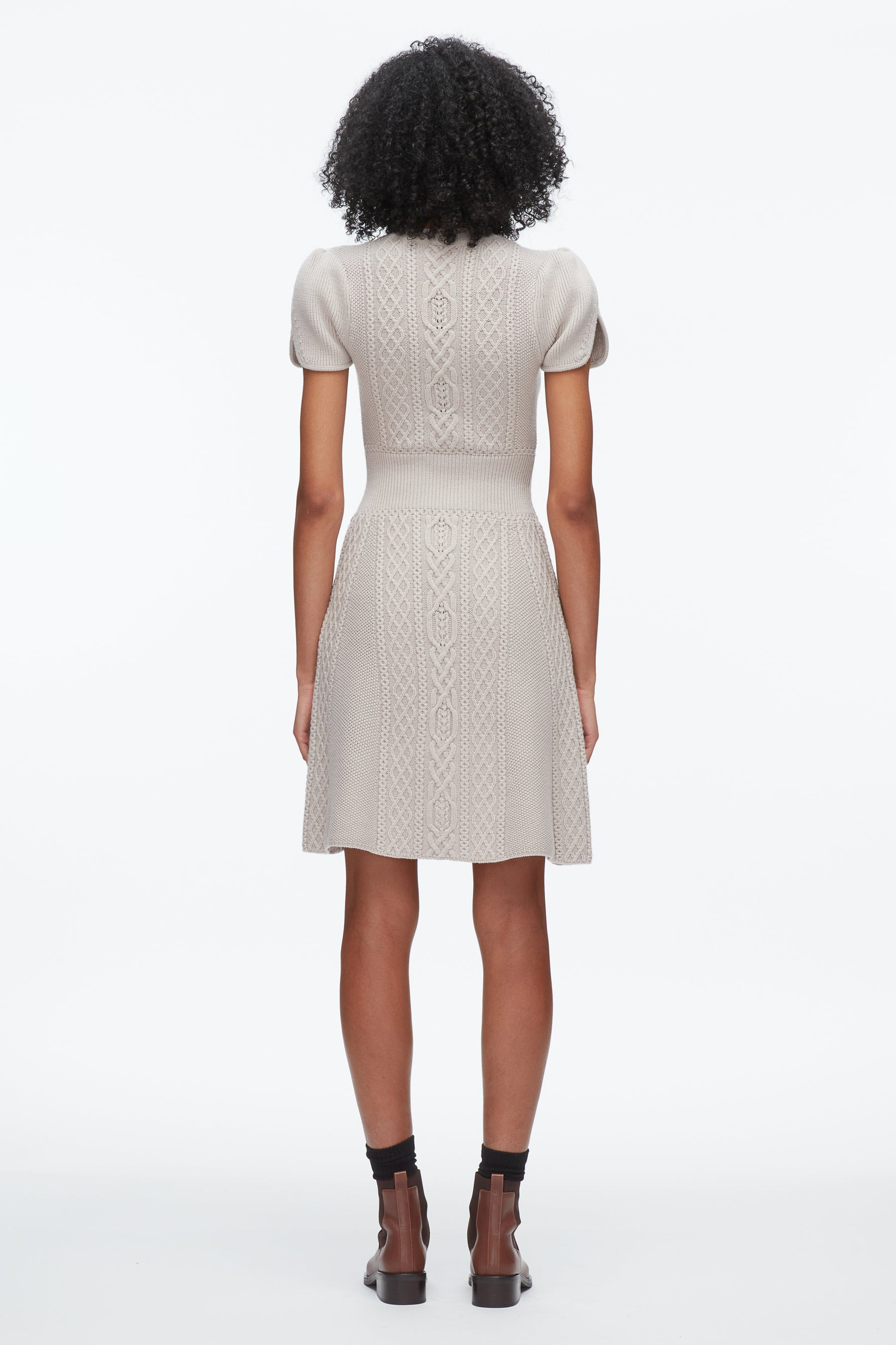 Cable Mix Tulip Dress - 4