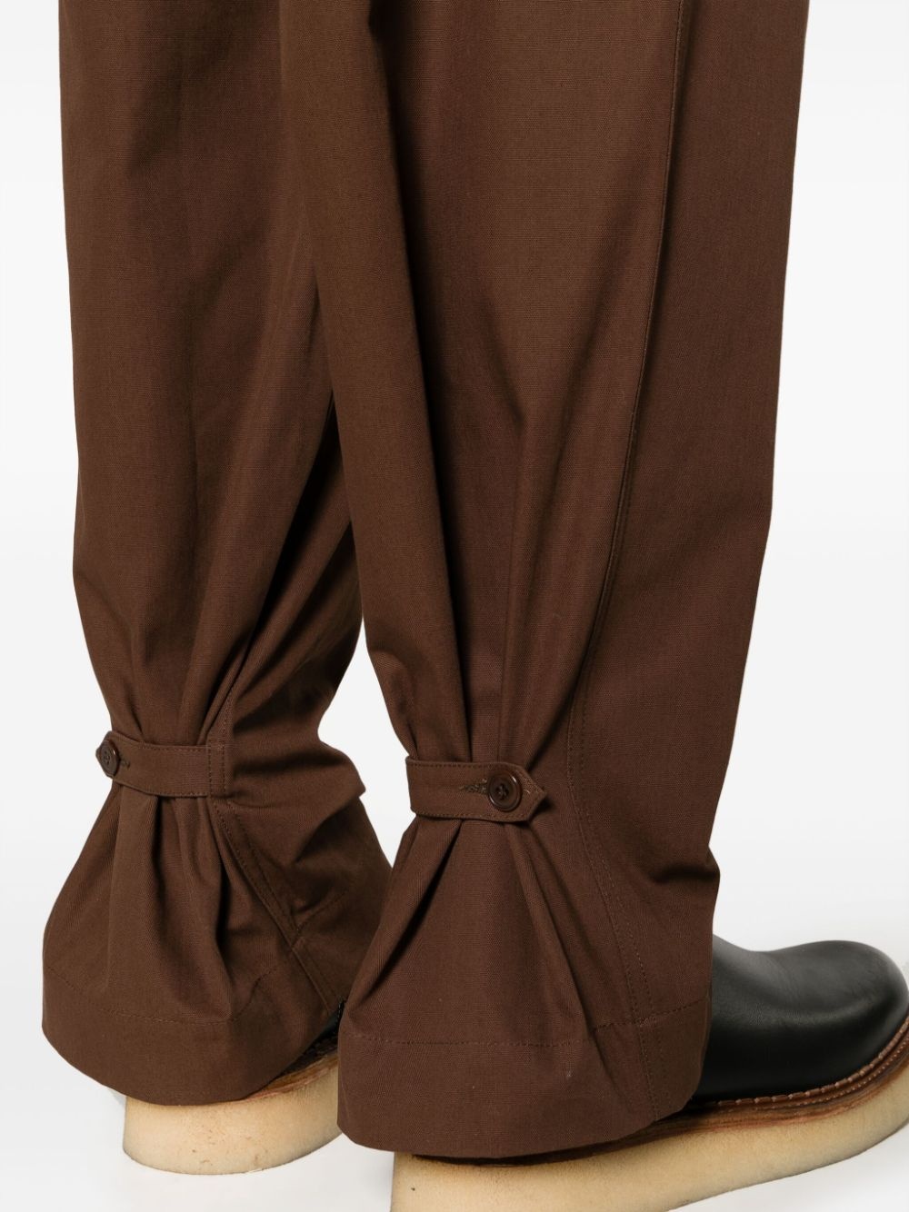 three-pocket straight-leg trousers - 5