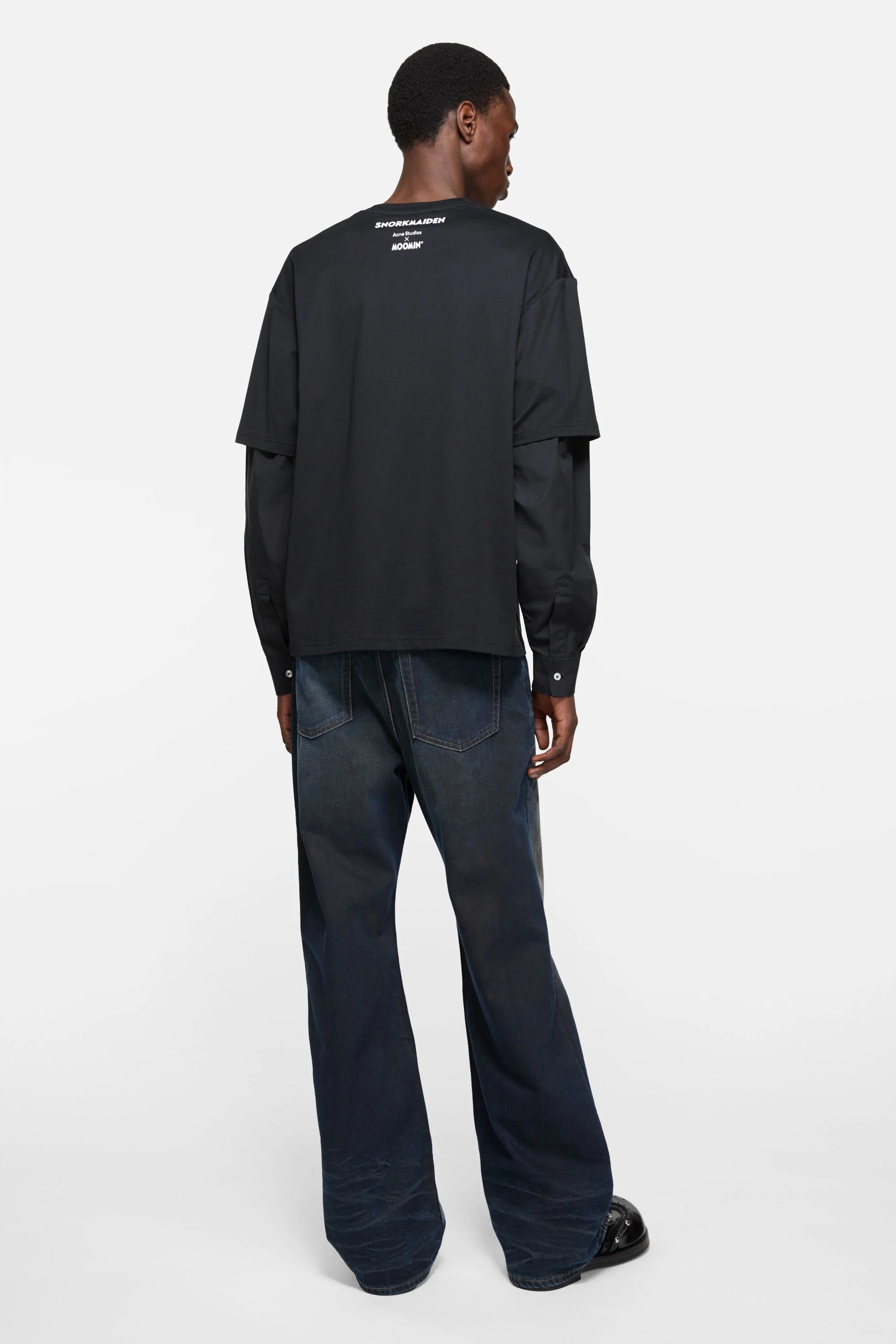 T-shirt Acne Studios x Moomin - All black - 3