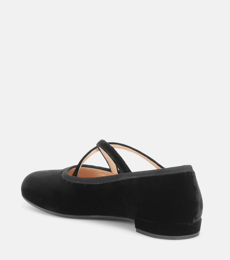 Miu Miu Velvet ballet flats outlook