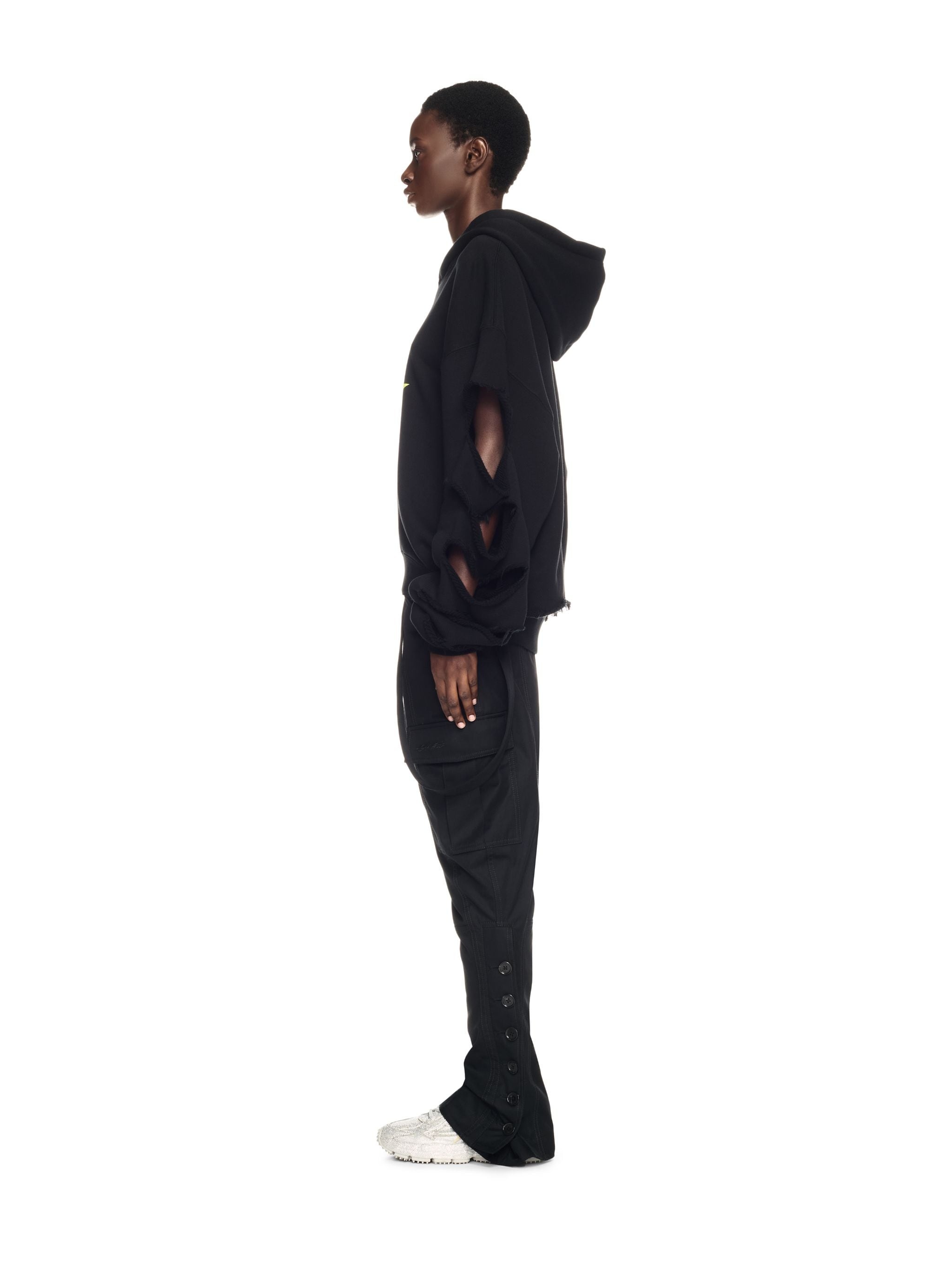 Black Star Undercut Hoodie - 3